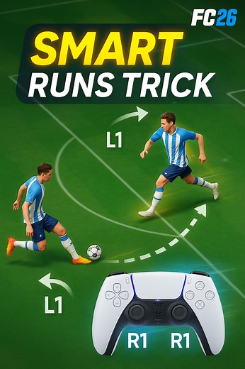 Master R1 and L1 commands for ELITE off-ball movement in FC 26! 🔥⚽ These simple buttons unlock INCREDIBLE tactical possibilities! 💎🎮 Control your team like a PRO! 🚀😱 R1 and L1 are the MOST UNDERUSED controls in FC 26! 💪✨ Learn them and dominate EVERY match! 💀🔥 R1 creates DEADLY runs behind defense! ⚡💫 L1 brings support when you need options! 🎯😤 Master both and your attack becomes UNSTOPPABLE! 🌟💨 Most players IGNORE these buttons! ⚽💎 That’s why they struggle to score! 🚀😂 Off-ball 