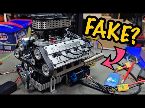 1/4 SCALE MINI V8 ENGINE - FAKE?