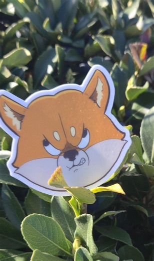 Angry Shiba Inu From the Popular Shonen Jump Manga Die Cut Vinyl Sticker - Etsy