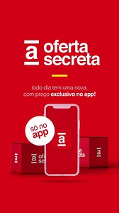 Hoje teeem! A oferta secreta no app tá imperdível, vem ver 😉 | americanas