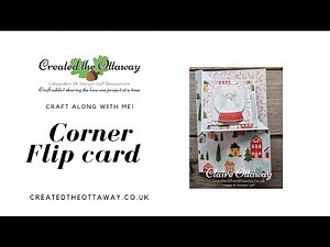 Corner Flip card tutorial @createdtheottaway