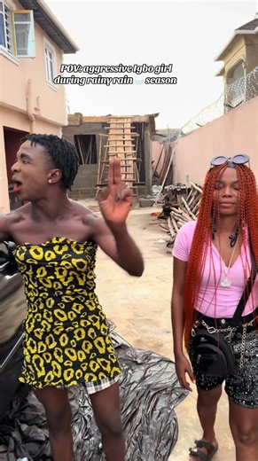 POV: Aggressive Igbo Girl in Rainy Season