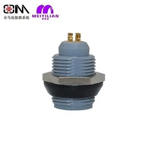 [Hot Item] Qm 1p Pkg Double Nut Circular ODU Alternative Self-Locking Push-Pull Connector Terminal Wire Connector