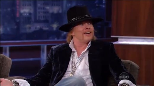 #OnThisDay: October 24, 2012 - Promoting the "Appetite for Democracy" Las Vegas Residency, Axl Rose appeared on Jimmy Kimmel Live. Here's his classic Halloween Tree story. 🎃🎄 | Appetite For Distortion with Brando