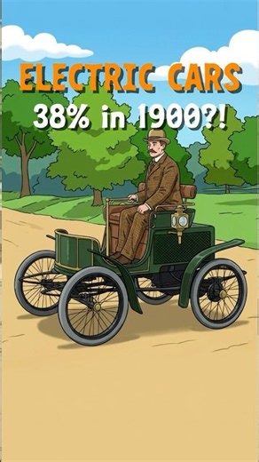 Electric Cars : 38% in 1900?! / History Happened Today / 1899