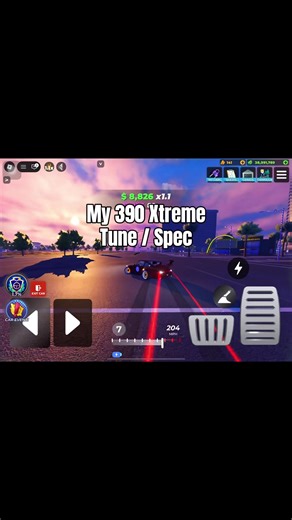 Tune for Drifting the 390 Xtreme in Roblox
