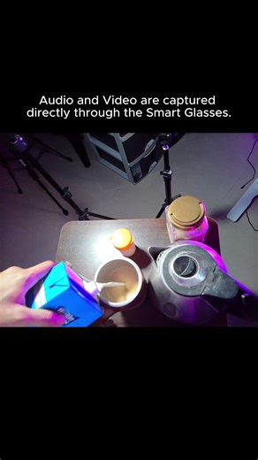 Sample video for this smart glasses that has a built in camera in it #tech #techtok #smartglasses #glasseswithcamera #glasses