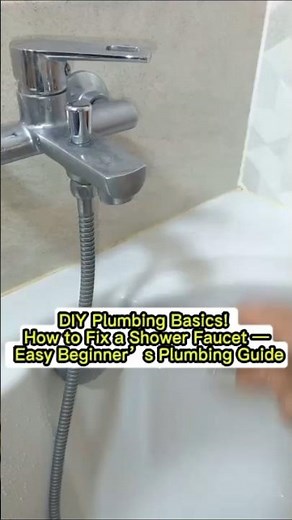 DIY Plumbing Basics! How to Fix a Shower Faucet — Easy Beginner’s Plumbing Guide #diy #diyprojects