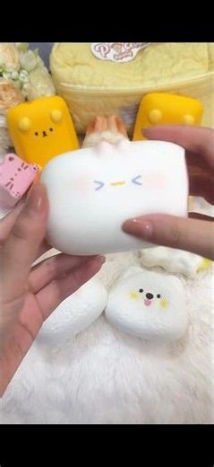 Little Bunny Marshmallow#asmr #fidgettoy #slowrisingsquishy #squishy #stressrelief