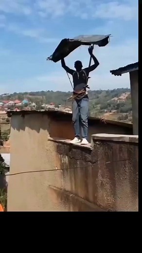 Testing parachute in Africa #race #game | Kelvin global