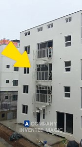 Brilliant Fire Escape System 🚒✨ An innovative fire escape system designed to save lives with speed and safety. It looks like a normal balcony, but in emergencies, hidden ladders deploy instantly, ensuring fast evacuation. A true life-saving invention that brings security and peace of mind. ❤️🔥 Credits:@user-vd6ys4rw8r /YT #FireSafety #Innovation #LifeSaver #escape #technology | Glass Media