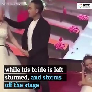 That awkward moment when your ex rocks up to your wedding... In a wedding dress. | News.com.au