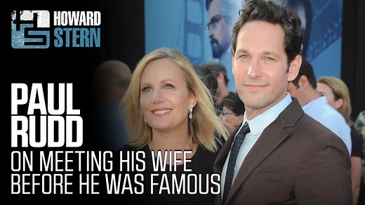 Paul Rudd tells Howard Stern about meeting his wife right before he became famous from Clueless. | The Howard Stern Show