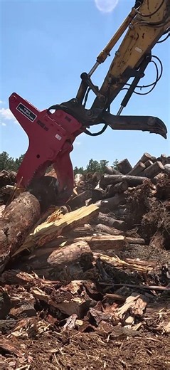 Bad A$$ Excavator LOG Splitter! The Terminator!