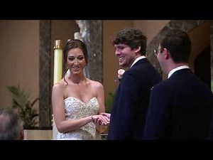 Exchanging of vows and rings.