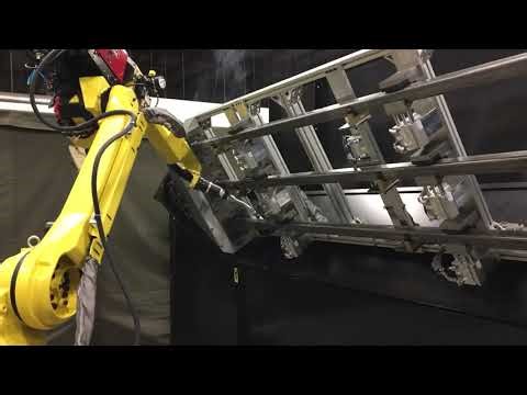 Fanuc ArcMate Welding System with Ferris Wheel Positioner
