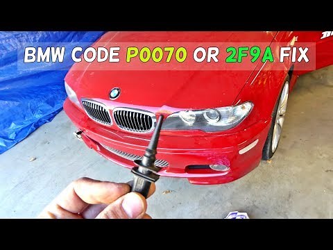 BMW CODE P0070 AMBIENT TEMPERATURE SENSOR FIX CODE P0070 2F9A