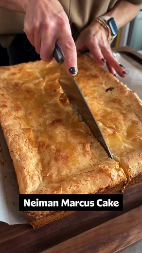 An oldie, but a goodie, Neiman Marcus Cake is a must-make this summer! Click the link in the comments for the full recipe. 🍰 | Allrecipes