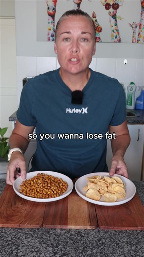 Chickpea chips Nutritional values as per package labels: Chickpea chips: 32 grams - 151 Calories Organic Chickpeas in Water from Woolies: 220g (90g roasted) - 152 Calories