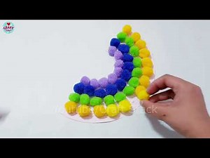 12 Super easy POM POM Crafts | #pompom #craft #easy | @CraftStack