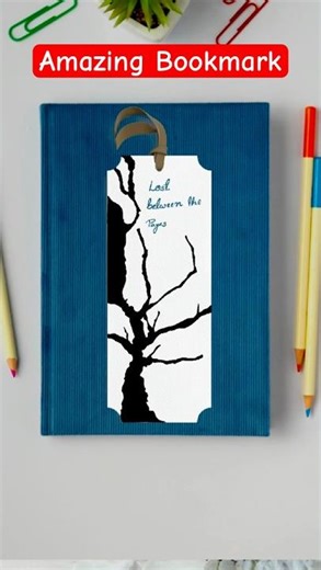 Stop Folding Pages! Ultimate Handmade Bookmark 🤯 #shorts #bookmarkmaking #howto