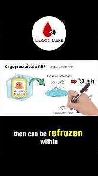 🩸 Cryoprecipitate: Processing and Clinical Benefits | Blood Talks