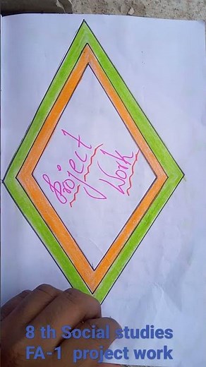 8 th Class Social studies FA 1 project work