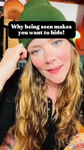 🔎 🫥 If visibility makes you want to disappear… your nervous system is doing its job. I posted something vulnerable and the response exploded. Comments. Shares. Messages. People resonating, relating, reflecting pieces of themselves back to me… And my first instinct? Not pride. Not excitement. Not “omg yay, people get me.” It was: “Abort mission. Delete it. Hide. Retreat. Become a potato.” Because for a long time, visibility didn’t equal opportunity, visibility equaled danger. Maybe you were cri