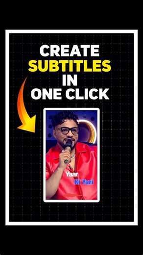 1CLICK SUBTITLE GENERATOR BEST AUTO CAPTION APP #trendingshorts #popular #vcindianeditor #viralvideo