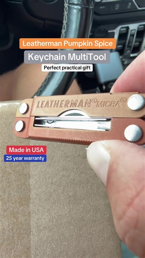 Leatherman Micra Pumpkin Spice Keychain MultiTool Review