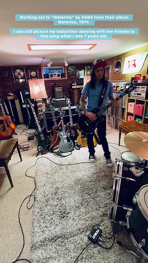 8.3K views · 346 reactions | Working out to “Waterloo” by ABBA from their album Waterloo, 1974. I can still picture my babysitter dancing with her friends to this song when I was 7 years old. | Johnny Jetson | Facebook