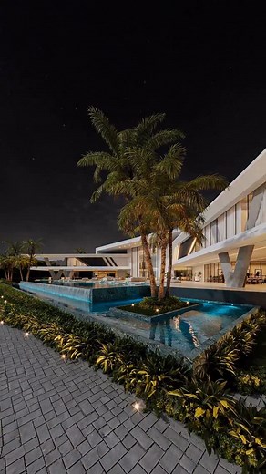 Modern House Projeto: Estudio LF ARQ Construção: 3000m2 Contato: 55 62981455101 . . #architecture #modernhomes #luxuryhomes | Estudiolfarq