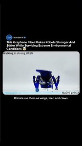 Scientists Create Ultra-Strong Graphene Fibers for Robots in Extreme Environments #graphene #tech