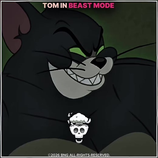 Tom in Beast Mode: A Cartoon Adventure