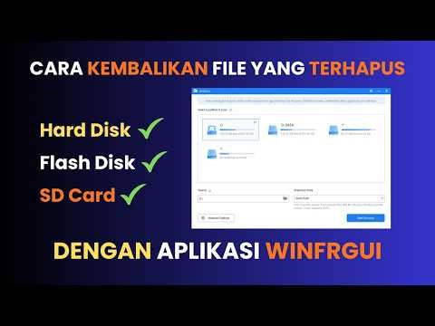 100% GRATIS !!! Cara Kembalikan File Secara Permanen - How to Restore Files Permanently - WinFrGUI