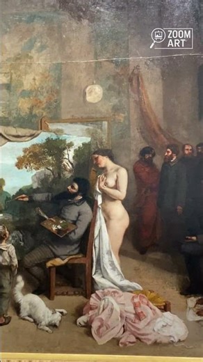 Courbet’s Studio — A World Inside a Painting #Courbet #ThePaintersStudio #realism