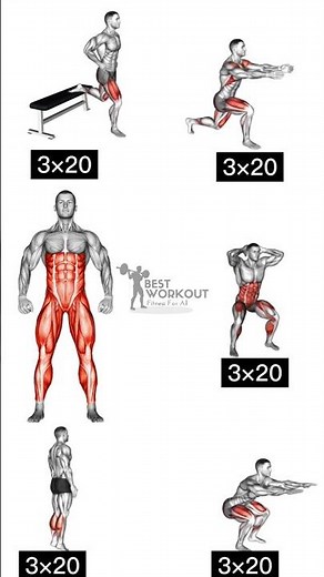 Best Lower Body Workout at Home | No Equipment