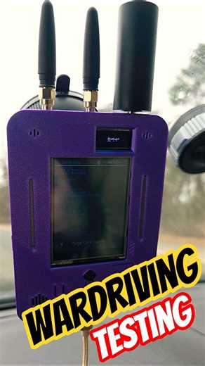 Wardrive Testing The Wired Hatters Banshee #esp32 #wardriving