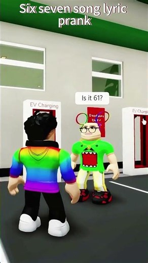 Six seven song lyric prank 👩_🏫🎶 #roblox #robloxshorts #shorts
