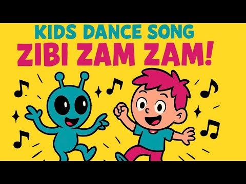 Zibi Zam Zam 👽🎶 | Funny Alien Song for Kids | Silly Space Chant & Lullaby