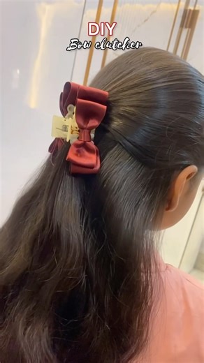 DIY Bow Clutcher #diy #youtube #bow #clutcher #shorts #bowclips