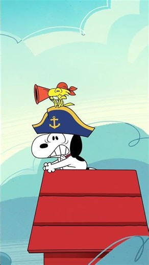 Haie?! Hier?! Oh nein, Snoopy! | Die Snoopy Show | Apple TV #shorts
