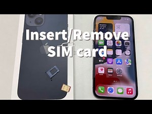 iPhone 13 /13 Pro How to insert SIM card