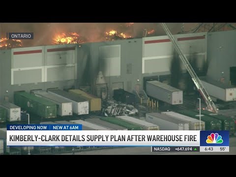 Kimberly-Clark details supply plan after Ontario warehouse fire