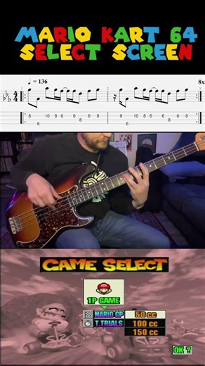 Mario Kart 64 - Select Screen #bass #videogamemusic