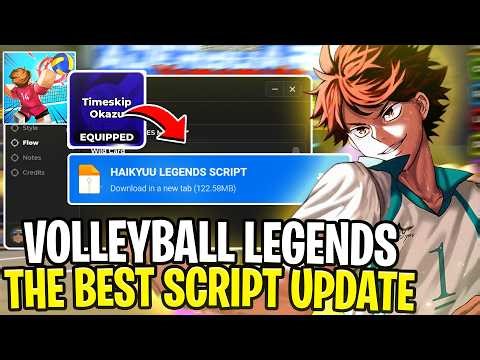🏐[UPDATE] Volleyball Legends Script Auto Kageyama + INFINITE SPIN, Ball Hitbox, No Cooldown (NO KEY)
