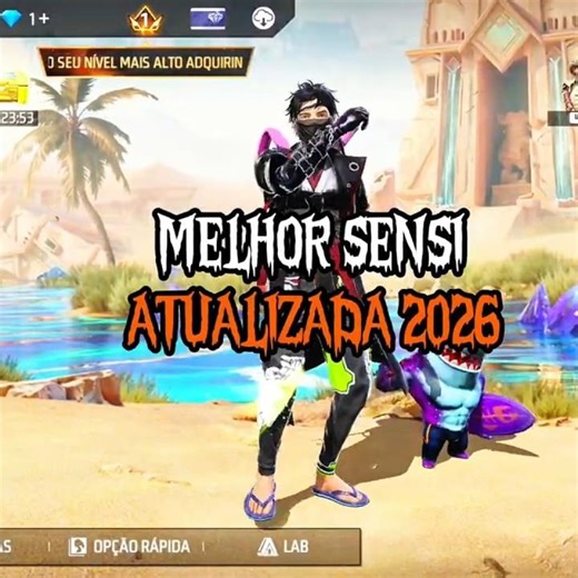 SENSI ATUALIZADA 2026 🎯 NOVA ATUALIZAÇÃO! a MELHOR SENSIBILIDADE COM E SEM DPI PARA SUBIR CAPA!!