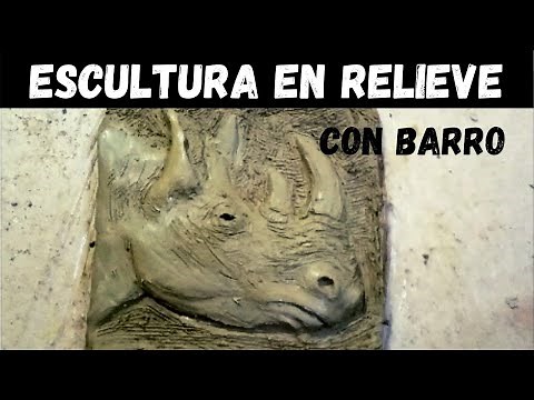 Clay relief sculpture: step-by-step process