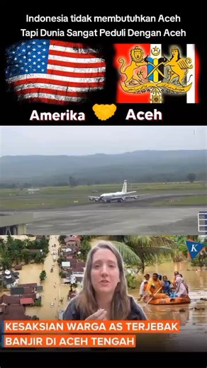 Pesawat Militer Amerika Mendarat di Aceh Terkait Banjir