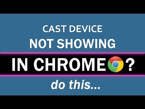 How to Fix Cast Device not Showing in Chrome